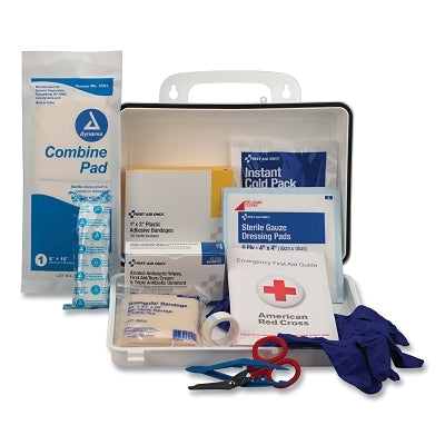 PackIt® 25 Person Industrial First Aid Kit, Weatherproof Plastic, Wall Mount (579-6084) 1 Kit