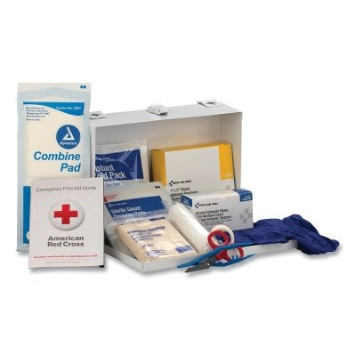 Pac-Kit First Aid Kit for Up to 25 People, 159-Pieces, Steel (579-6086) 1 Kit
