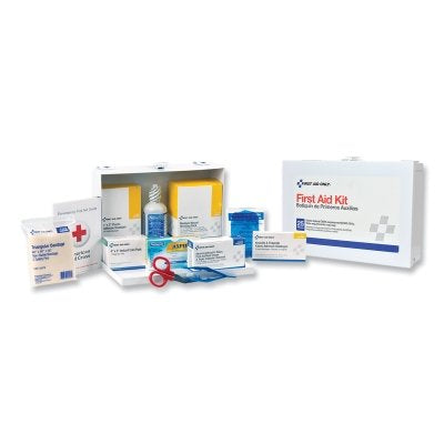 Pac-Kit 25-Person Steel First-Aid Kit, w/Eyewash (579-6100) 1 Kit