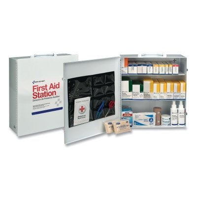 PackIt® 3-Shelf Industrial First Aid Station, Steel, Wall Mount (579-6155) 1 Kit