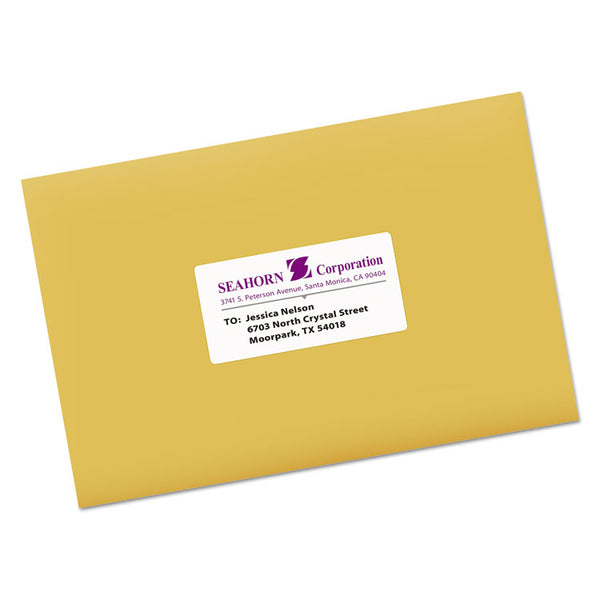 Avery® White Shipping Labels-Bulk Packs, Inkjet/Laser Printers, 2 x 4, White, 10/Sheet, 250 Sheets/Box (AVE95945)