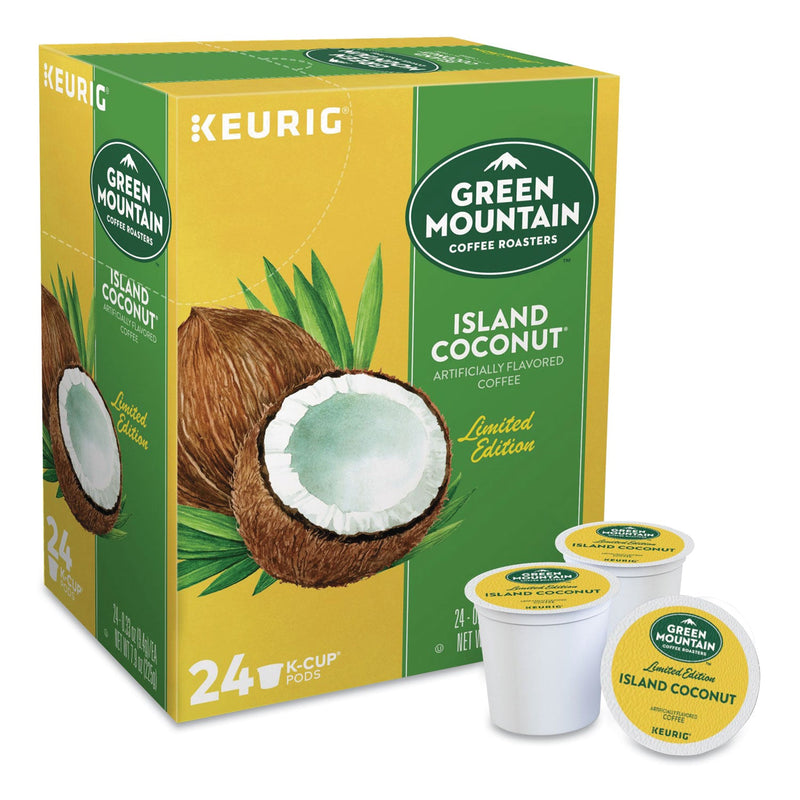 Green Mountain Coffee® Island Coconut Coffee K-Cup Pods, 24/Box (GMT6720)