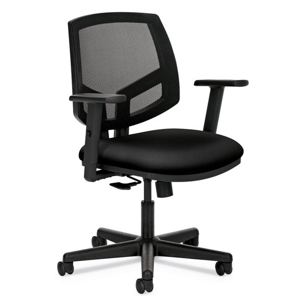 HON® Volt Series Mesh Back Task Chair with Synchro-Tilt, Supports Up to 250 lb, 17.75" to 21.88" Seat Height, Black (HON5713GA10T)