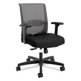 HON® Convergence Mid-Back Task Chair, Swivel-Tilt, Supports Up to 275 lb, 15.75" to 20.13" Seat Height, Black (HONCMS1AACCF10)