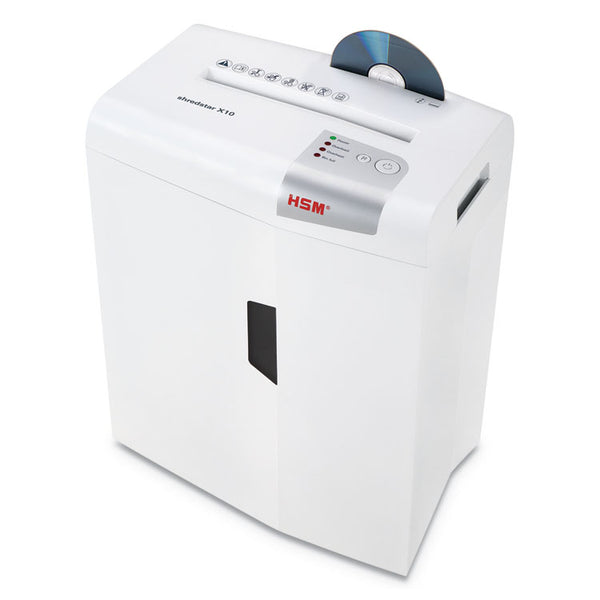 HSM of America shredstar X10 Cross-Cut Shredder, 10 Manual Sheet Capacity (HSM1045) Each