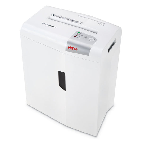 HSM of America shredstar X10 Cross-Cut Shredder, 10 Manual Sheet Capacity (HSM1045) Each