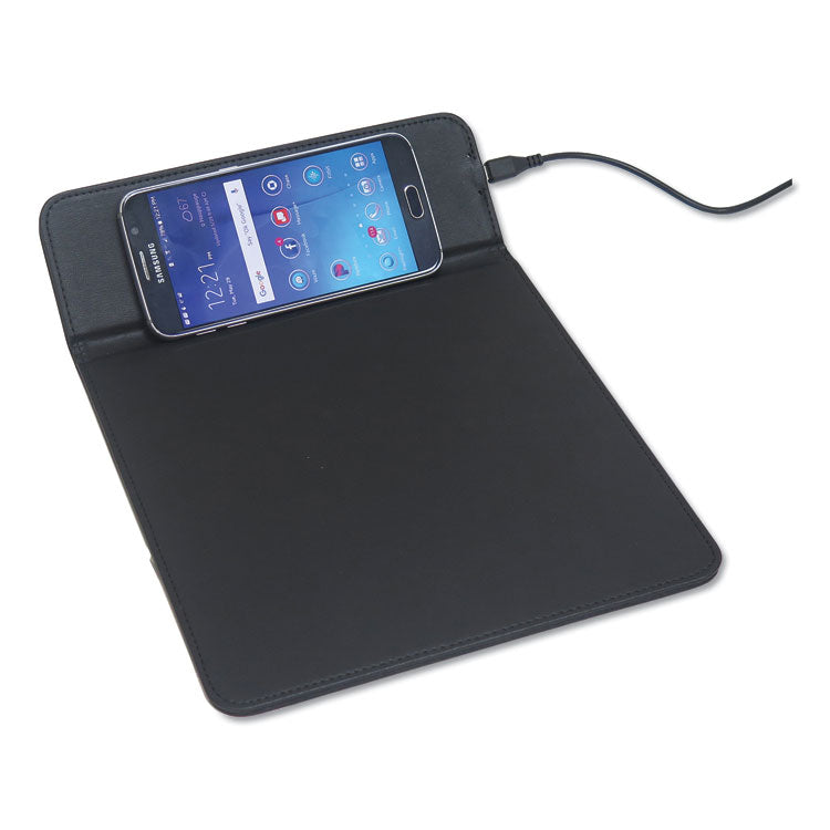 Artistic® Wireless Charging Pads, Qi Wireless Charging, 5 W, 11", Black (AOPART59026M) Each