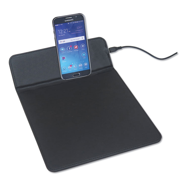 Artistic® Wireless Charging Pads, Qi Wireless Charging, 5 W, 11", Black (AOPART59026M) Each