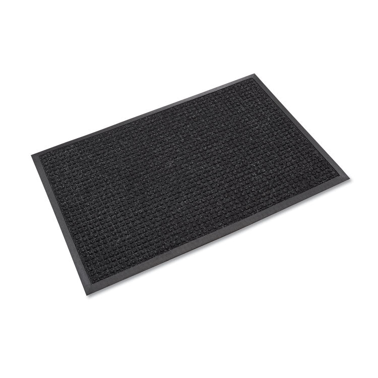 Crown Super-Soaker Wiper Mat with Gripper Bottom, Polypropylene, 36 x 120, Charcoal (CWNSSR310CH)