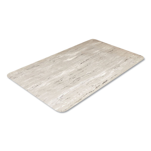 Crown Cushion-Step Surface Mat, 36 x 60, Marbleized Rubber, Gray (CWNCU3660GY)