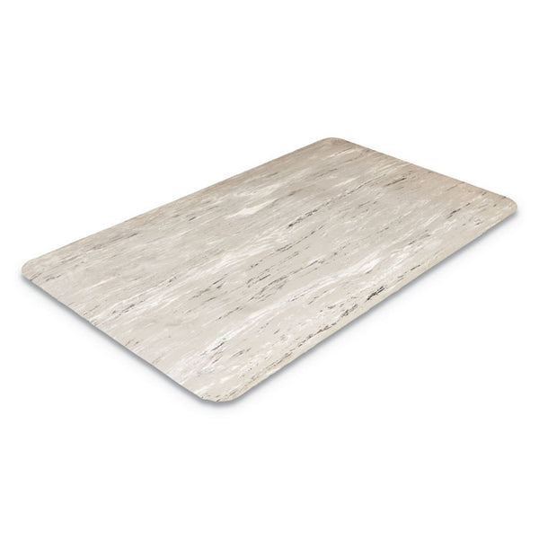 Crown Cushion-Step Surface Mat, 36 x 72, Marbleized Rubber, Gray (CWNCU3672GY)