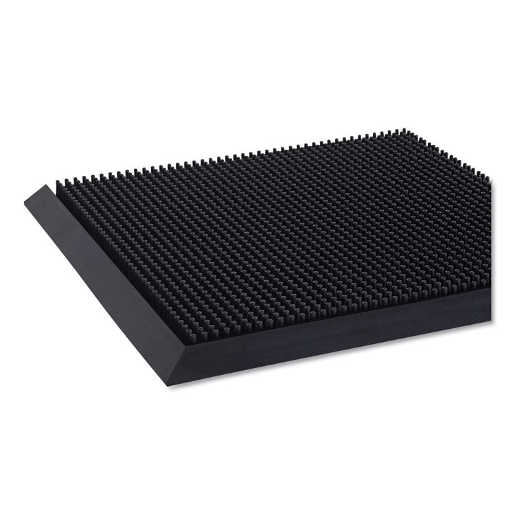 Crown Mat-A-Dor Entrance/Scraper Mat, Rubber, 24 x 32, Black (CWNMASR42BK)