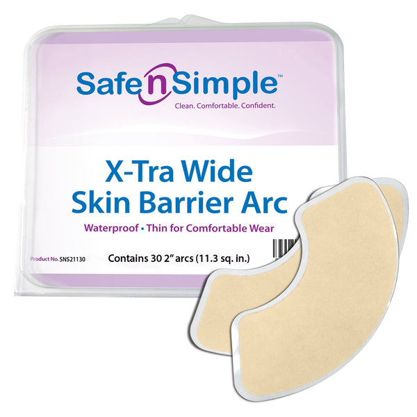 Safe-n'Simple X-Tra Wide Skin Barrier Arc Safe-n'Simple X-Tra Wide (998004_TR) 30/TR