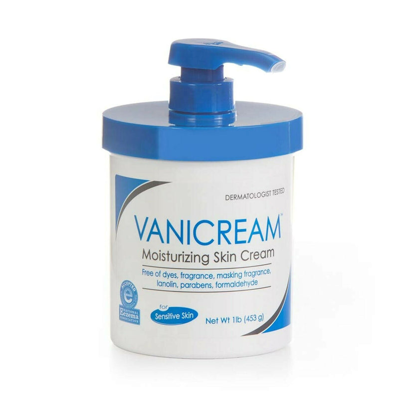 Vanicream® Hand and Body Moisturizer 16 oz. Pump Bottle Unscented Cream (532868_EA) 1/EA