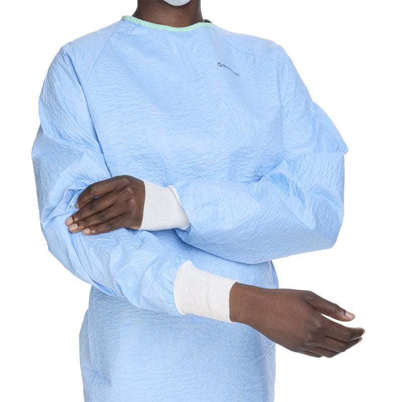 Aero Blue Surgical Gown with Towel Large Blue Sterile AAMI Level 3 Disposable (938744_EA) 1/EA