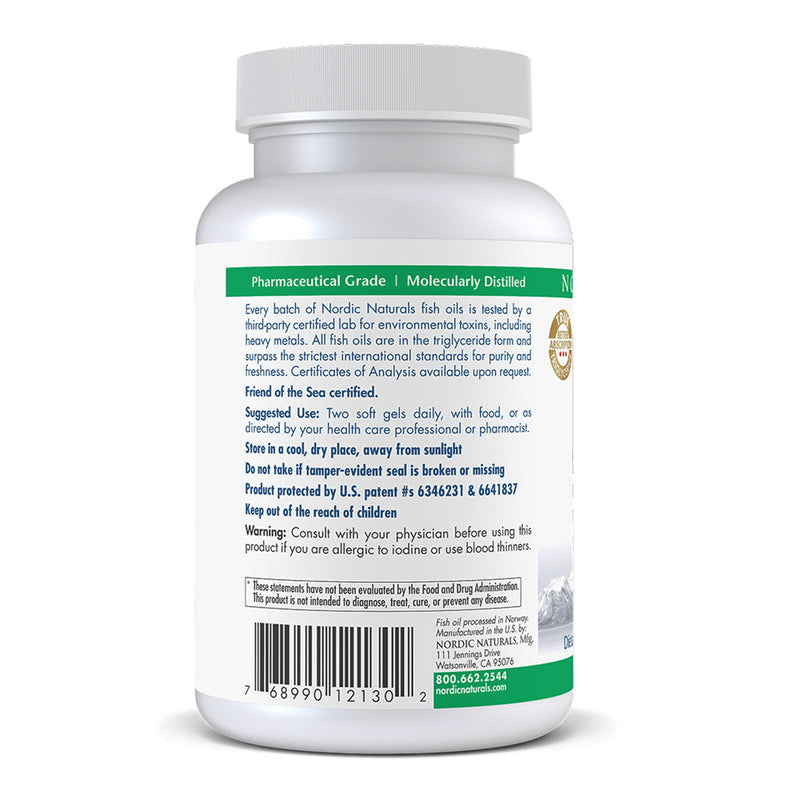 ProOmega® CoQ10 Dietary Supplement Ubiquinone 100 mg Strength Softgel 60 per Bottle (1264947_BT) 1/BT