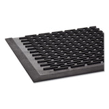 Crown Crown-Tred Indoor/Outdoor Scraper Mat, Rubber, 43.75 x 66.75, Black (CWNTD0046BK)