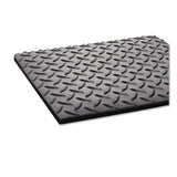 Crown Mats Industrial Deck Plate Anti-Fatigue Mat, Vinyl, 24 x 36, Black (CWNCD0023DB) Each