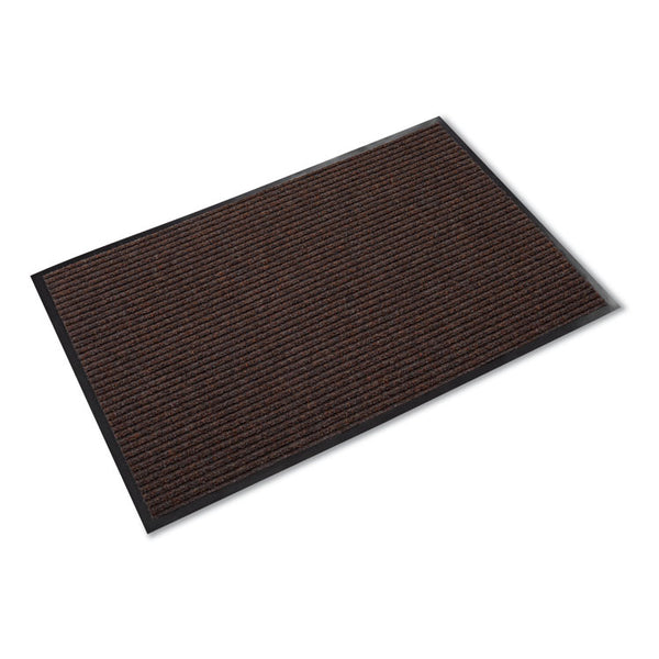 Crown Needle Rib Wipe and Scrape Mat, Polypropylene, 36 x 120, Brown (CWNNR0310BR)