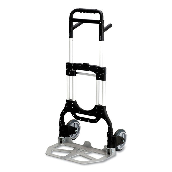 Safco® Stow-Away Heavy-Duty Hand Truck, 500 lb Capacity, 23 x 24 x 50, Aluminum (SAF4055NC)