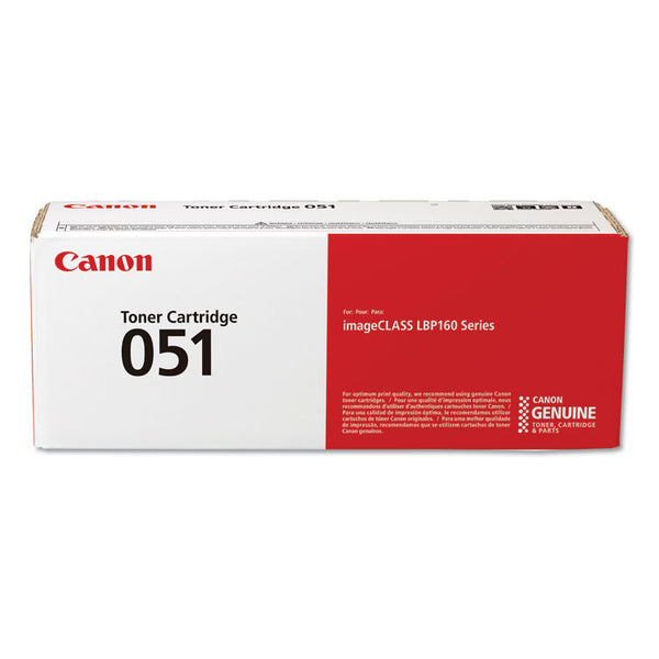 Canon® 2168C001 (051) Toner, 1,700 Page-Yield, Black (CNM2168C001)