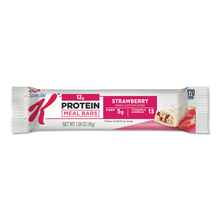 Kellogg's® Special K Protein Meal Bar, Strawberry, 1.59 oz, 8/Box (KEB29186) Box of 8