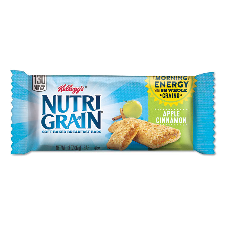 Kellogg's® Nutri-Grain Soft Baked Breakfast Bars, Apple-Cinnamon, Indv Wrapped 1.3 oz Bar, 16/Box (KEB35645)