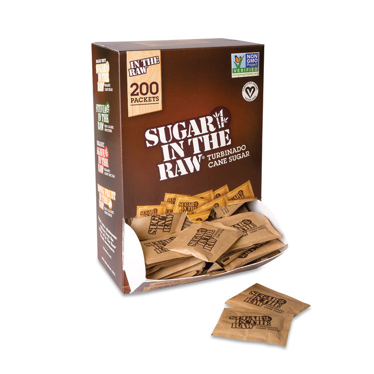 Sugar in the Raw Sugar Packets, 0.2 oz Packets, 200/Box (SMU00319) Box of 200