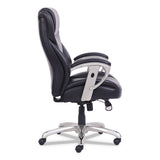 SertaPedic® Emerson Big and Tall Task Chair, Supports Up to 400 lb, 19.5" to 22.5" Seat Height, Black Seat/Back, Silver Base (SRJ49416BLK) Each