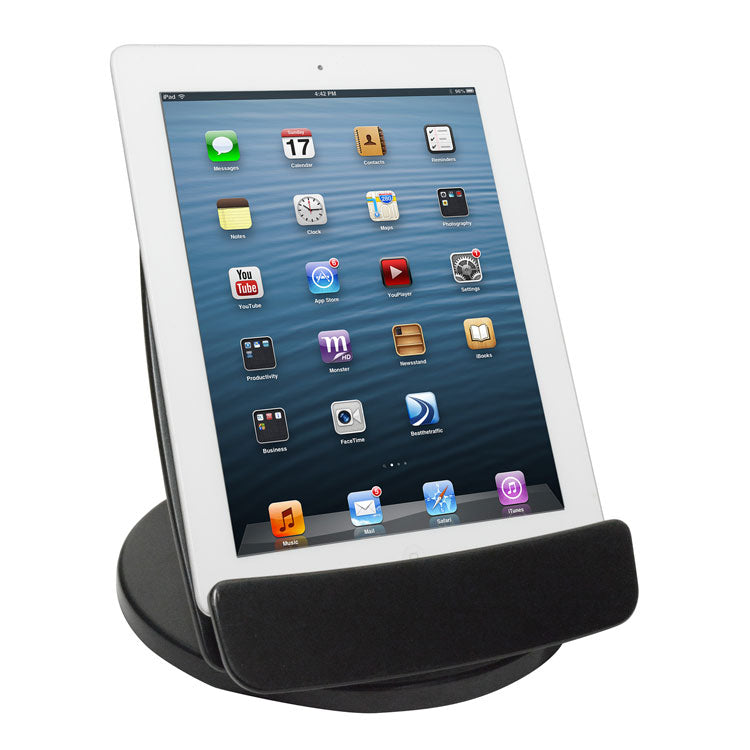 Kantek Rotating Desktop Tablet Stand, Black (KTKTS680) Each