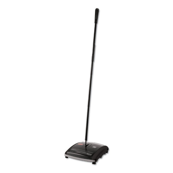 Rubbermaid® Commercial Brushless Mechanical Sweeper, 44" Handle, Black/Yellow (RCP421588BLA)