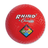 Champion Sports Playground Ball, 8.5" Diameter, Red (CSIPG85) Each