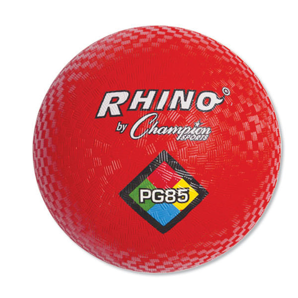 Champion Sports Playground Ball, 8.5" Diameter, Red (CSIPG85) Each