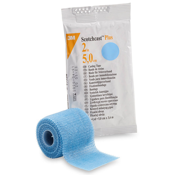 3M™ Scotchcast™ Plus Cast Tape 2 Inch X 12 Foot Fiberglass / Resin Light Blue (199231_CS) 10/CS