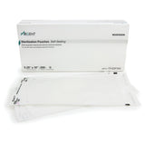 McKesson Argent™ Sure-Check® Sterilization Pouch Ethylene Oxide (EO) Gas / Steam 5-1/4 X 10 Inch Transparent / Blue Self Seal Paper / Film (524880_BX) 200/BX