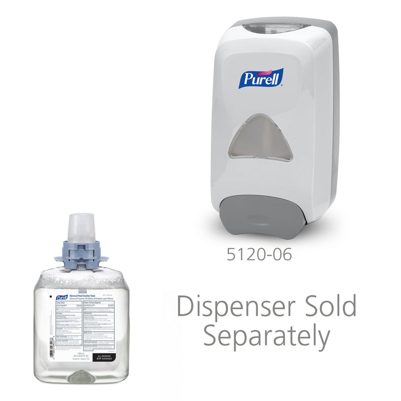 Purell® Advanced Hand Sanitizer 1,200 mL Ethyl Alcohol Foaming Dispenser Refill Bottle (1165682_CS) 4/CS