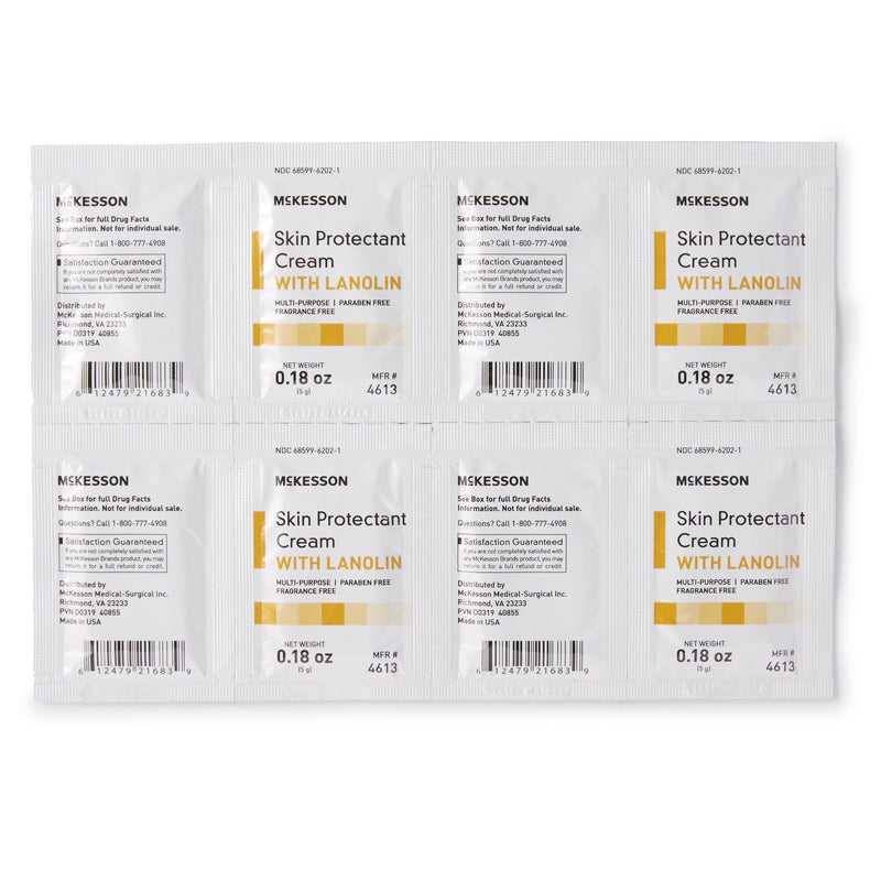 Mckesson Skin Protectant 5 Gram Individual Packet Unscented Cream (864707_CS) 288/CS
