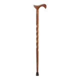 Brazos™ Twisted T-Handle Cane Wood 34 Inch Height Wood Grain (1229007_EA) 1/EA