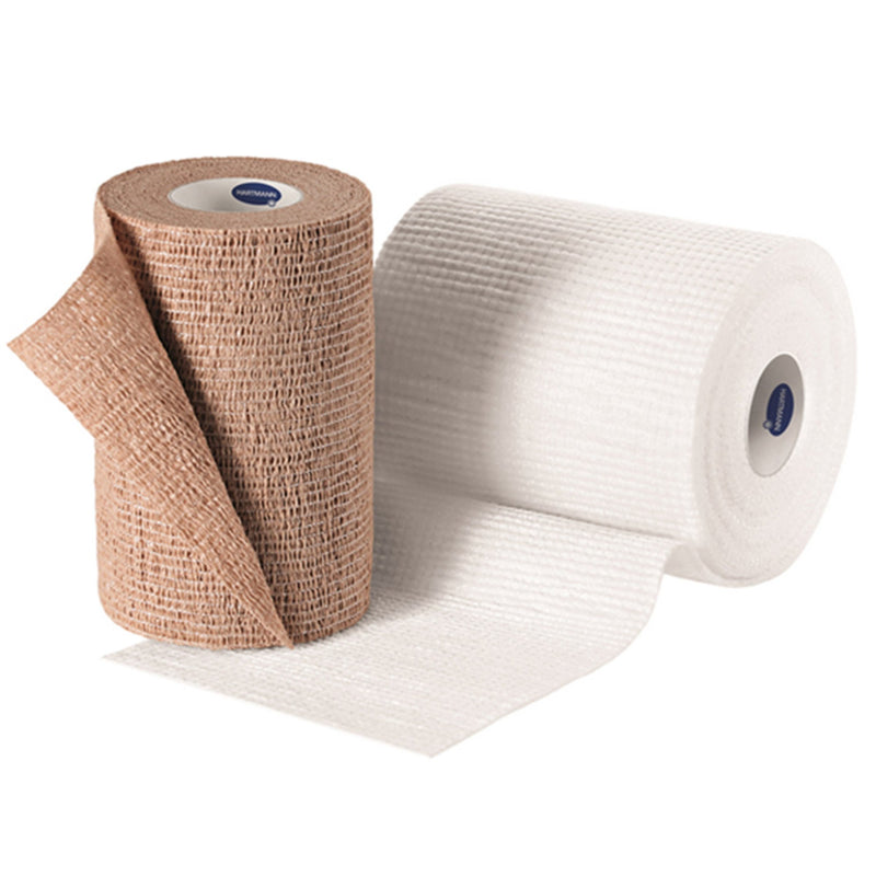 TwoPress® 2 2 Layer Compression Bandage System 4 Inch X 7 Yard / 4 Inch X 8-9/10 Yard Self-Adherent Closure Tan / White NonSterile 40 mmHg (1086182_CS) 8/CS