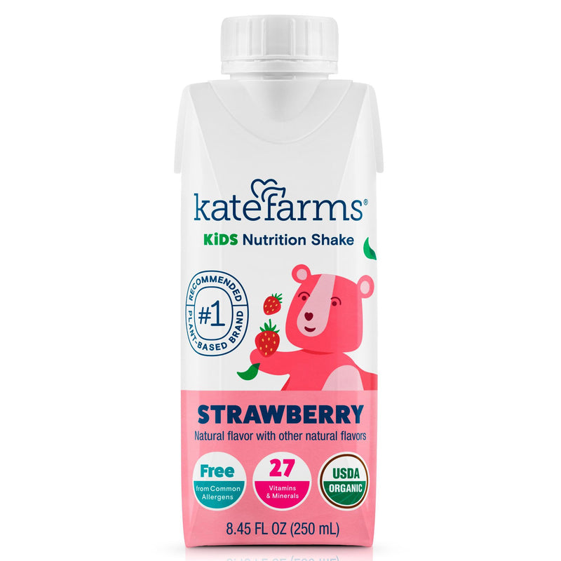 Kate Farms Pediatric Oral Supplement Strawberry Flavor 8.45 oz. / 250 mL Carton Liquid (1241596_EA) 1/EA