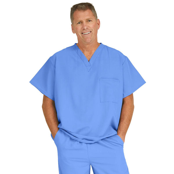 Fifth AVE Unisex Stretch V-Neck Scrub Tops with Pocket, 1/EA (5910CBLXXXL) Each