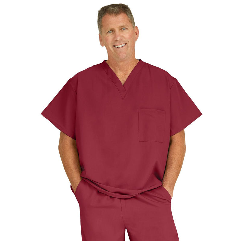 Fifth AVE Unisex Stretch V-Neck Scrub Tops with Pocket, 1/EA (5910WNE4XL) Each