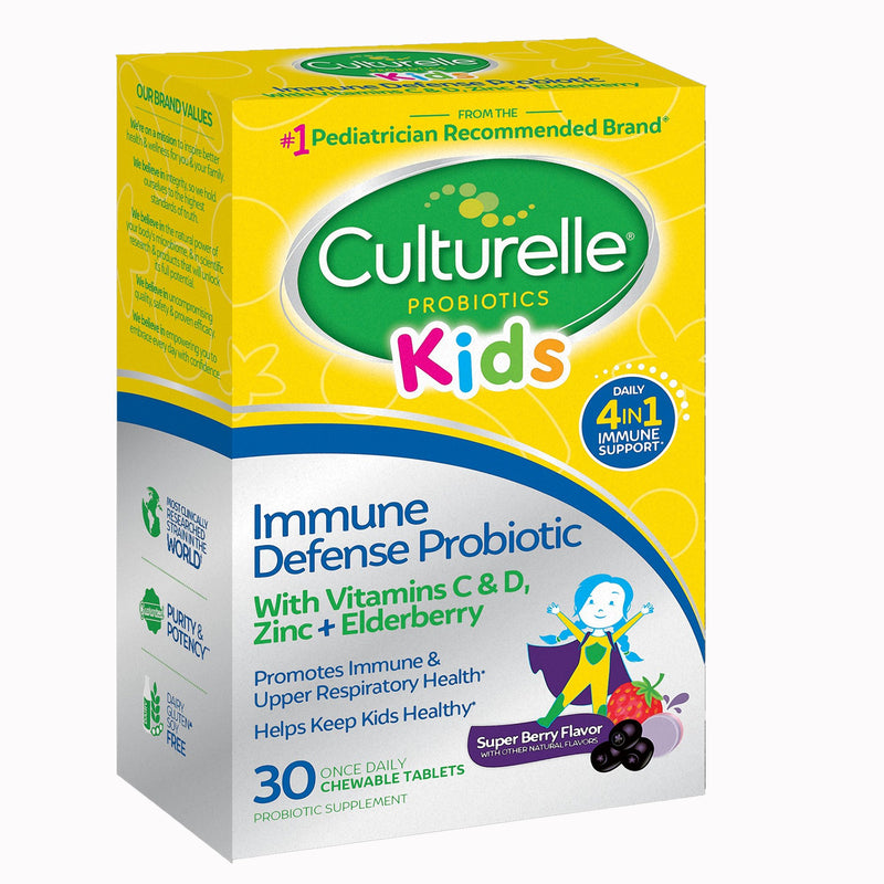 Culturelle® Probiotic Dietary Supplement 30 per Box Chewable Tablet (1268963_BX) 1/BX