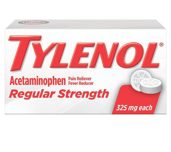 Tylenol® Pain Relief 325 mg Strength Acetaminophen Tablet 100 per Bottle (249047_BX) 100/BX