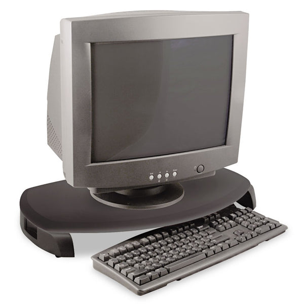 Kantek CRT/LCD Stand with Keyboard Storage, 23" x 13.25" x 3", Black, Supports 80 lbs (KTKMS280B) Each