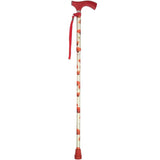 Switch Sticks® Folding Cane Aluminum 32 to 37 Inch Height Poppies Print (1049992_EA) 1/EA