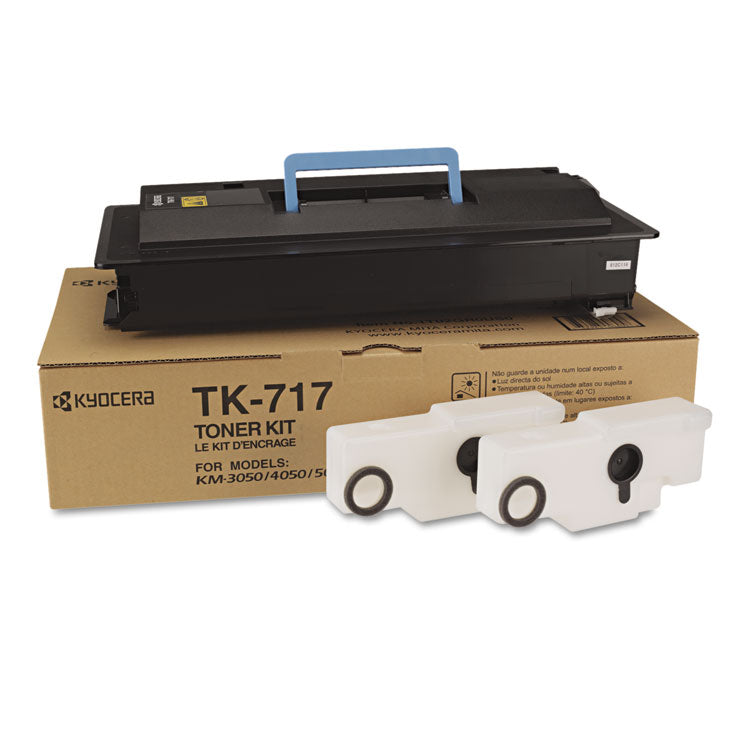 Kyocera TK717 Toner, 34,000 Page-Yield, Black (KYOTK717) Each