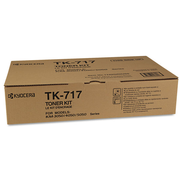 Kyocera TK717 Toner, 34,000 Page-Yield, Black (KYOTK717) Each