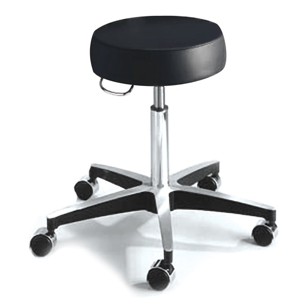McKesson Exam Stool Backless Pneumatic Height Adjustment 5 Casters Black (407036_EA) 1/EA