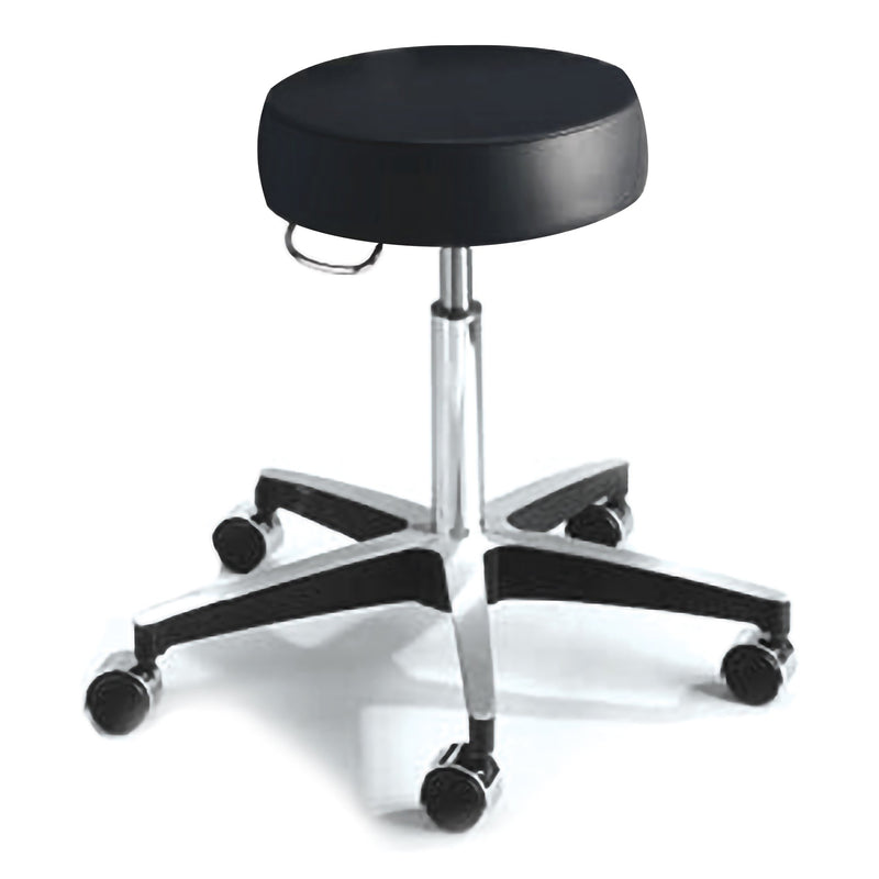 McKesson Exam Stool Backless Pneumatic Height Adjustment 5 Casters Black (407036_EA) 1/EA